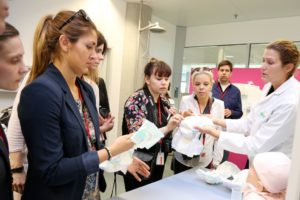 Vierailulla Pampers -tutkimuskeskuksessa