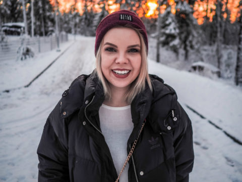 Makuupussi päälle ja puistoon, eli mun uusi talvitakki